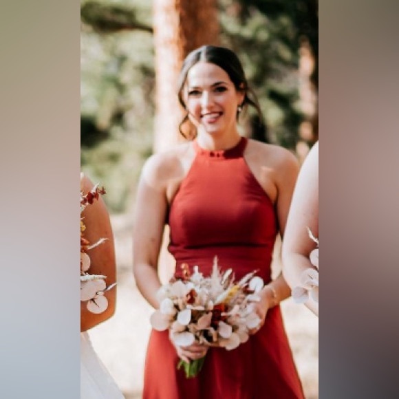 Azazie - Clarice - Terracotta - Size 4/6 - Picture 4 of 6